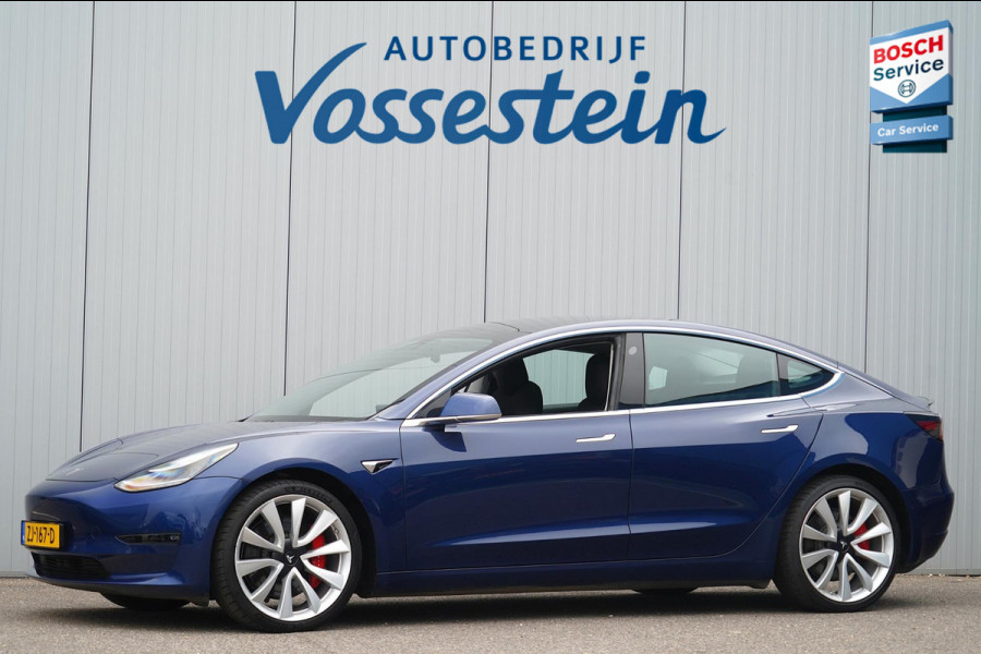 Tesla Model 3 Performance AWD 75 kWh / 1e Eigenaar / 108dkm NAP / 20" Performance Velgen / Autopilot