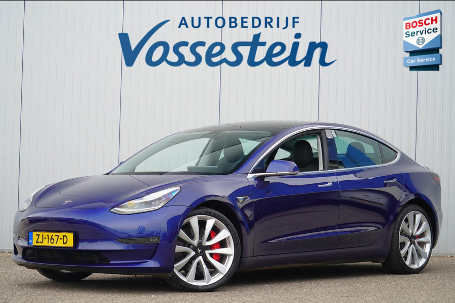 Tesla Model 3 Performance AWD 75 kWh / 1e Eigenaar / 108dkm NAP / 20" Performance Velgen / Autopilot