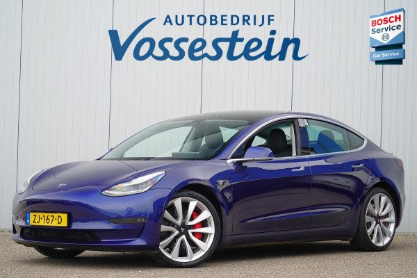 Tesla Model 3 Performance AWD 75 kWh / 1e Eigenaar / 108dkm NAP / 20" Performance Velgen / Autopilot