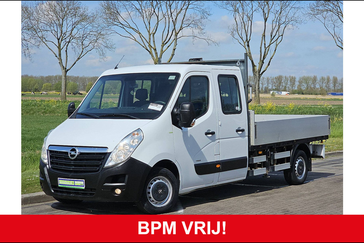 Opel Movano 2.3 CDTI L3 DC open laadbak, HIAB 029 KRAAN, airco, navi, NAP! Opel Movano 2.3 CDTI L3 DC open laadbak, HIAB 029 KRAAN, airco, navi, NAP!