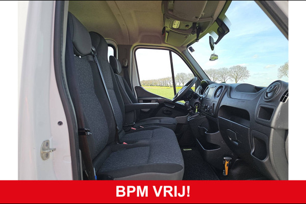 Opel Movano 2.3 CDTI L3 DC open laadbak, HIAB 029 KRAAN, airco, navi, NAP!