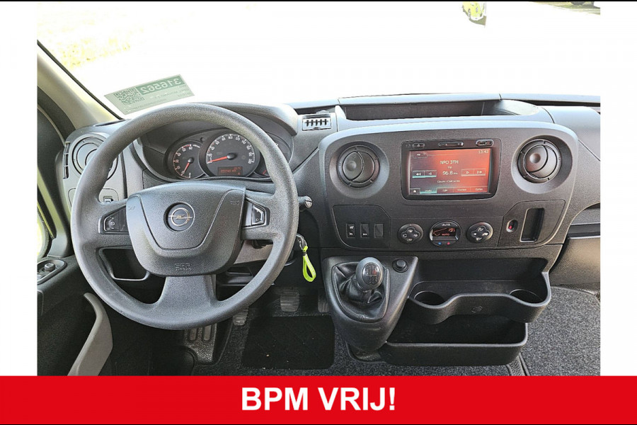 Opel Movano 2.3 CDTI L3 DC open laadbak, HIAB 029 KRAAN, airco, navi, NAP!