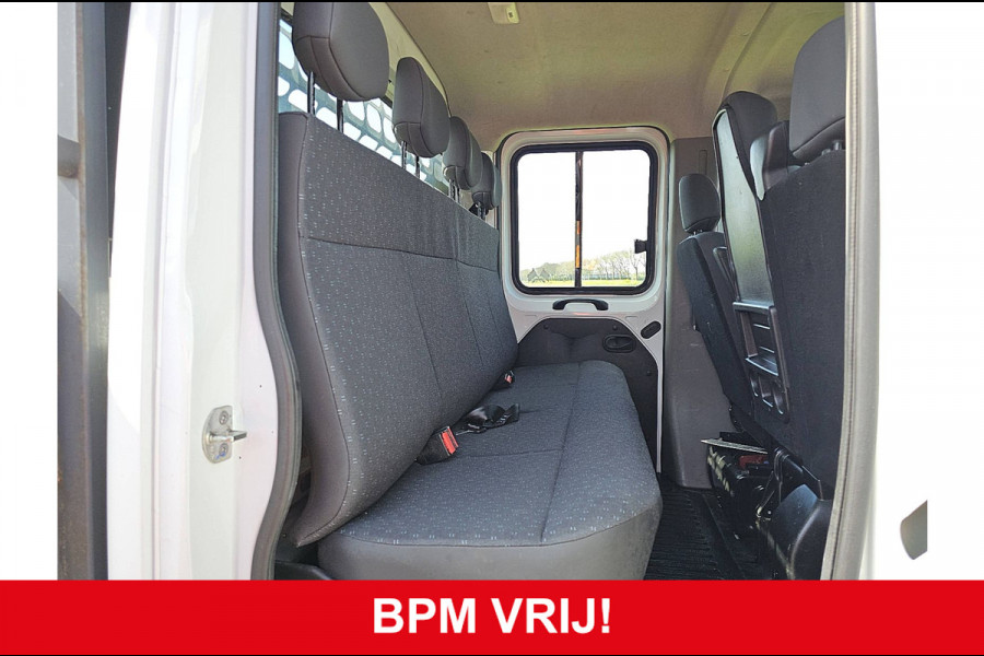 Opel Movano 2.3 CDTI L3 DC open laadbak, HIAB 029 KRAAN, airco, navi, NAP!
