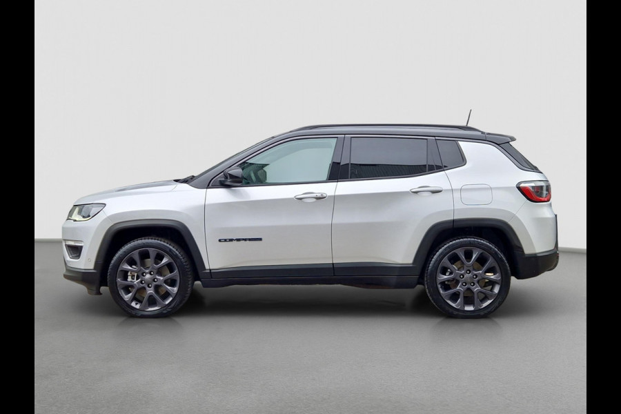 Jeep Compass 4xe 240 Plug-in Hybrid Electric S | Dodehoek | Trekhaak | Leder | Cruise | Stoelverwarming | Navi |