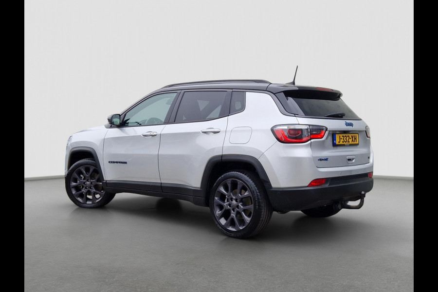 Jeep Compass 4xe 240 Plug-in Hybrid Electric S | Dodehoek | Trekhaak | Leder | Cruise | Stoelverwarming | Navi |