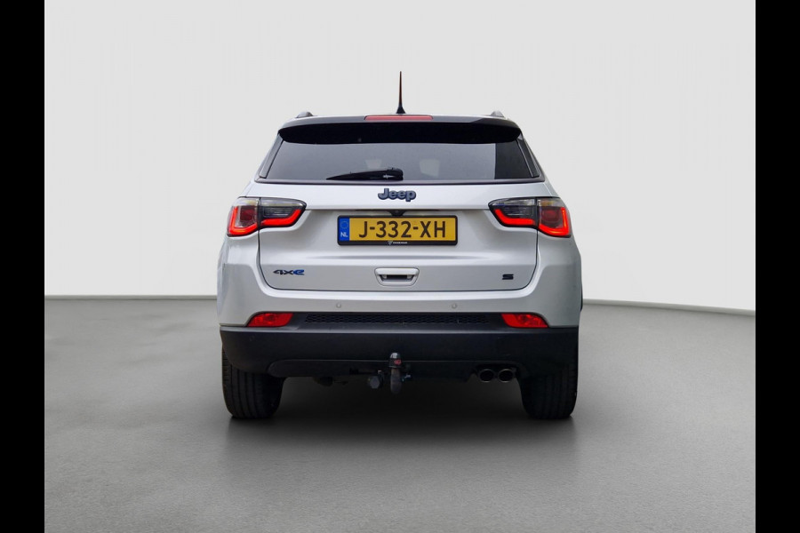 Jeep Compass 4xe 240 Plug-in Hybrid Electric S | Dodehoek | Trekhaak | Leder | Cruise | Stoelverwarming | Navi |