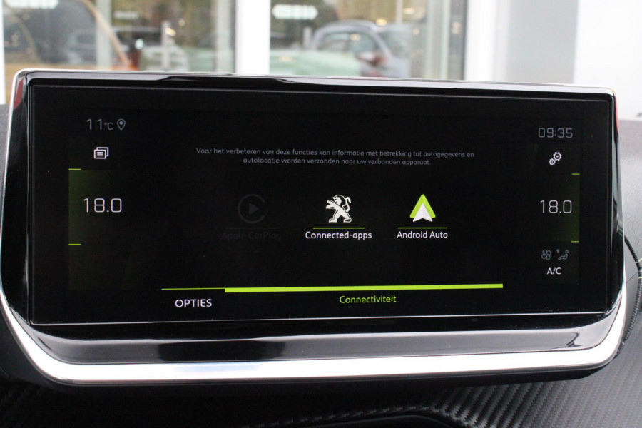 Peugeot 208 1.2 100PK GT | NAVIGATIE | APPLE CARPLAY/ANDROID AUTO | DODEHOEK DETECTIE | FULL LED KOPLAMPEN | CLIMATE CONTROL | 3-D INSTRUMENTENPANEEL | 17" LICHTMETALEN VELGEN | CRUISE CONTROL | ACHTERUITRIJ CAMERA | PARKEERSENSOREN VOOR + ACHTER |