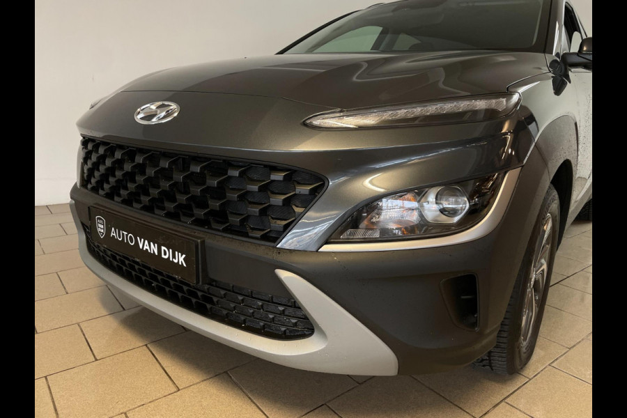 Hyundai Kona 1.6 GDI HEV HYBRID AUTOMAAT AIRCO CLIMA NAVI FRONTASSIST STUURVERW STOELVERW APPLE CARPLAY NIEUWSTAAT