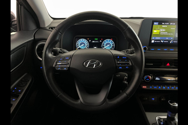 Hyundai Kona 1.6 GDI HEV HYBRID AUTOMAAT AIRCO CLIMA NAVI FRONTASSIST STUURVERW STOELVERW APPLE CARPLAY NIEUWSTAAT