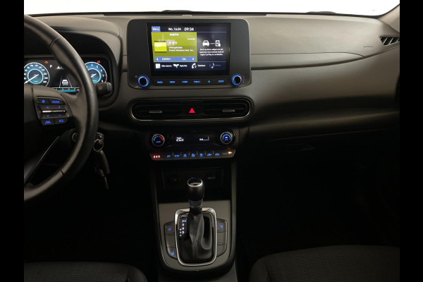 Hyundai Kona 1.6 GDI HEV HYBRID AUTOMAAT AIRCO CLIMA NAVI FRONTASSIST STUURVERW STOELVERW APPLE CARPLAY NIEUWSTAAT