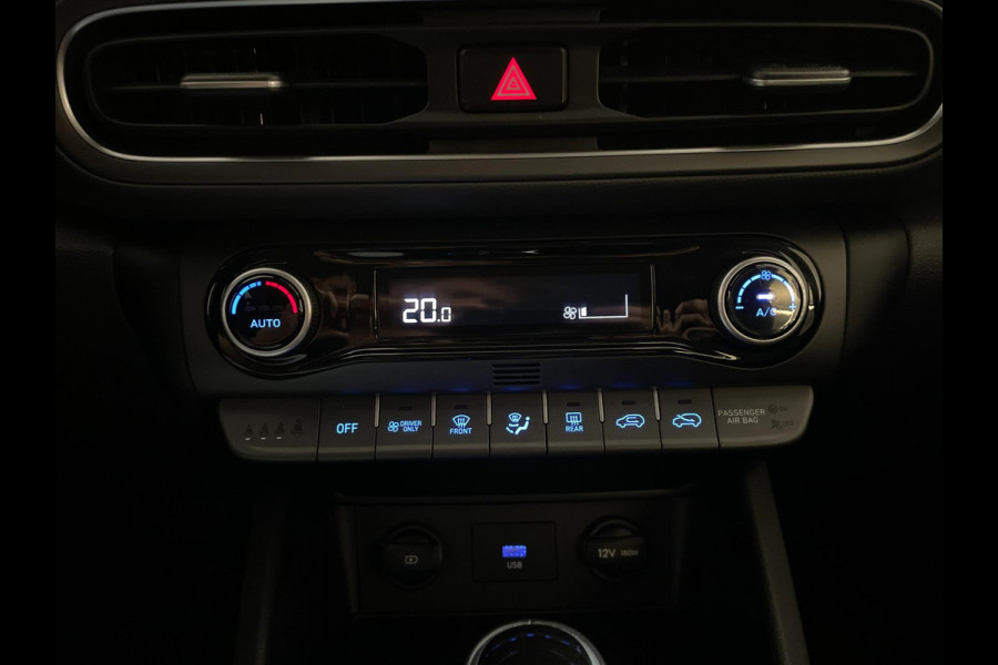 Hyundai Kona 1.6 GDI HEV HYBRID AUTOMAAT AIRCO CLIMA NAVI FRONTASSIST STUURVERW STOELVERW APPLE CARPLAY NIEUWSTAAT