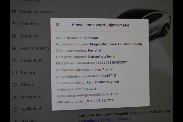 Tesla Model 3 4WD Performance 513pk 3,4 sec 0-100 ! 20" FSD-vb. AutoPilot Carbon-Spoiler Premium-HiFi Pano.dak Camera Leer Adaptive-Cruise+Sto Navi LED ACC DAB Voorverwarmen interieur en Keyless via App One-Pedal-Drive Rode Remklauwen Carbon-Spoiler Origineel Nederlandse auto ! nieuwprijs euro 64.580 euro Garantie op Accu tot 27-09-2027 max 192.000km