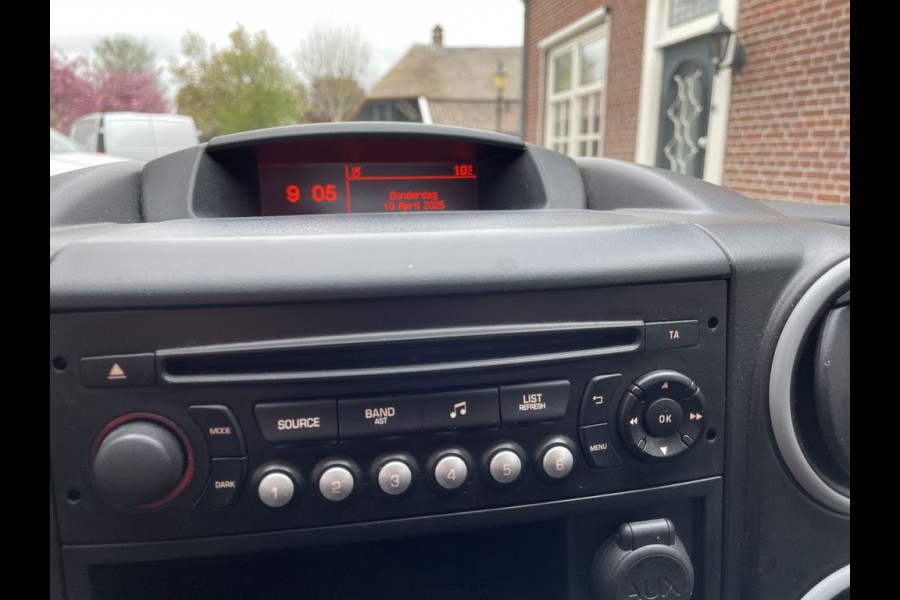Peugeot Partner 1.6 BlueHDi E6 BPM Vrij! Lease €191 p/m, Airco, Cruise controle, onderhoudshistorie aanwezig