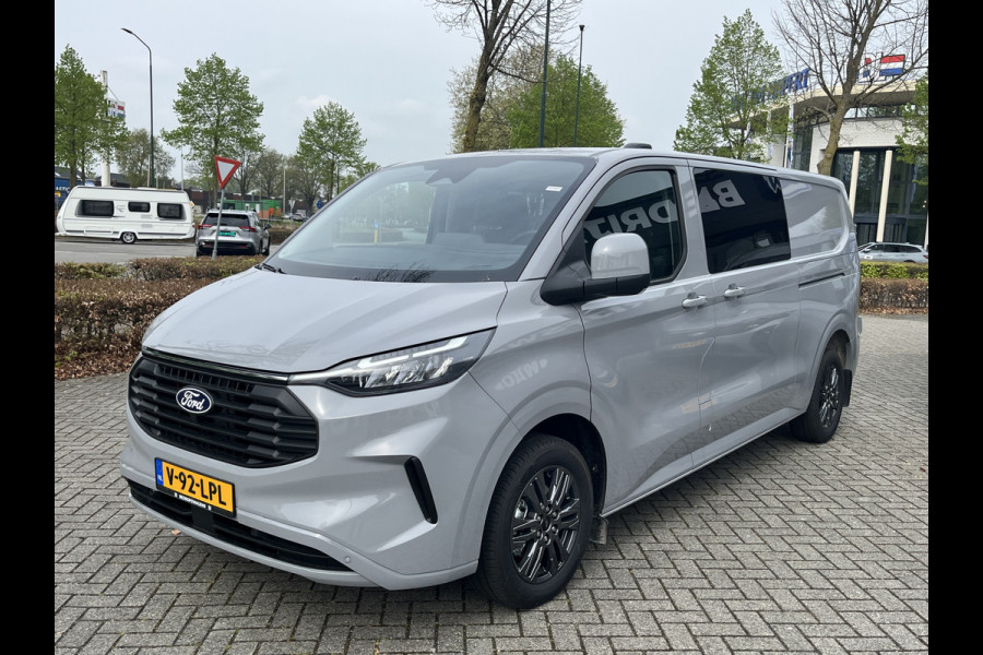 Ford Transit Custom 320 2.0 TDCI L2H1 Limited DC 170pk/125kW Automaat | BPM VRIJ! | Garantie 12/2029 / 200.000 km | 5-zits | AGR-stoelen | Driver Assistance Pack | 2x Schuifdeur | 17'' | BPM VRIJ!