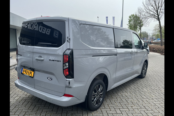 Ford Transit Custom 320 2.0 TDCI L2H1 Limited DC 170pk/125kW Automaat | BPM VRIJ! | Garantie 12/2029 / 200.000 km | 5-zits | AGR-stoelen | Driver Assistance Pack | 2x Schuifdeur | 17'' | BPM VRIJ!
