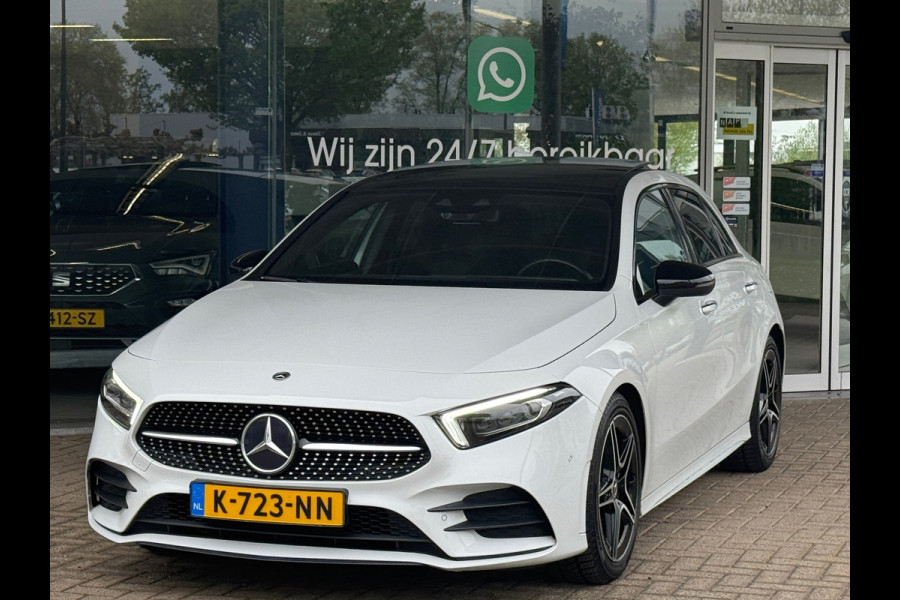 Mercedes-Benz A-Klasse 180 AMG NIGHT Panodak|Memory|Sfeer|Dealer Onderhouden