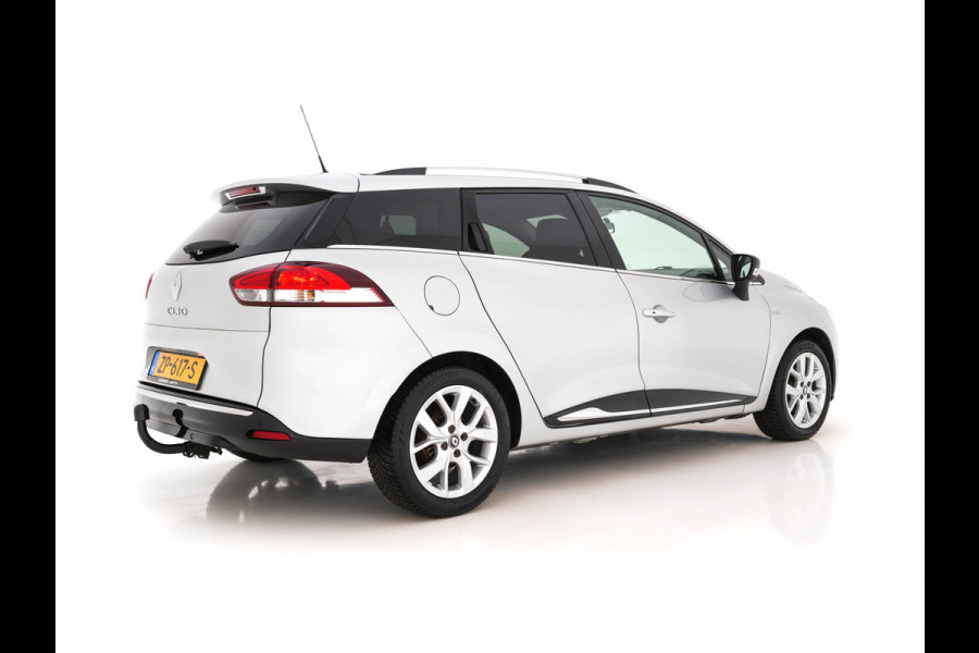 Renault Clio Estate 0.9 TCe Limited *NAVI-FULLMAP | KEYLESS | AIRCO | CARPLAY | PDC | BASS-REFLEX-AUDIO | COMFORT-SEAT | TOWBAR | 16''ALU *