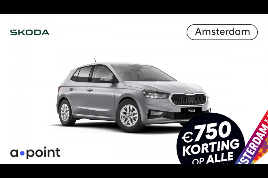 Škoda Fabia Selection 1.0 TSI 95 pk 5 versn. Hand | Sunset | 15 inch lichtmetalen velgen