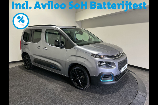 Citroën ë-Berlingo M Shine 50 kWh | Park assist pakket | Navigatie pakket | Winterpakket | Panoramadak | 11 kw 3-fase lader! |  SoH (batterijcheck) 100 % score!