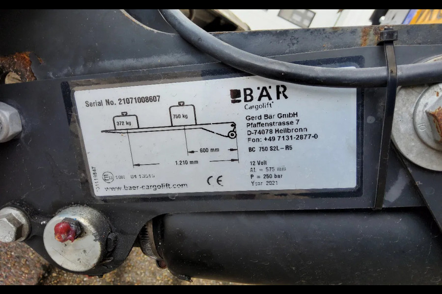 Renault/izotermy Tim MASTER 165 PK  EURO 6  - LAADBAK & LAADKLEP - VRG-82-R