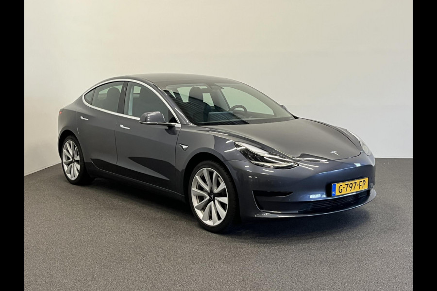 Tesla Model 3 Standard RWD Plus 60 kWh Autopilot Navi Full LED Leder Panoramadak 19" Sport Wheels PDC VA + Camera Slechts 37000 km!