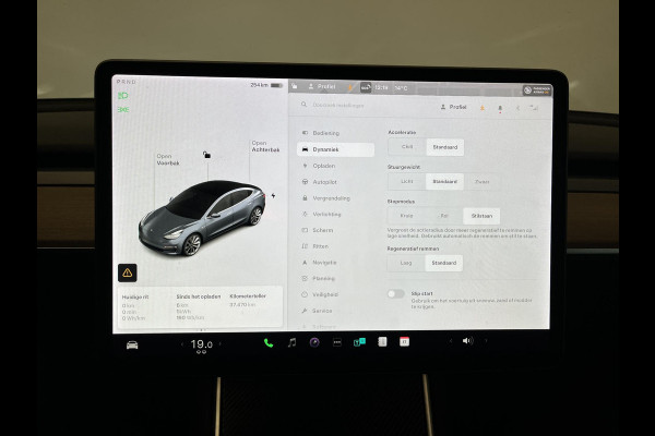 Tesla Model 3 Standard RWD Plus 60 kWh Autopilot Navi Full LED Leder Panoramadak 19" Sport Wheels PDC VA + Camera Slechts 37000 km!
