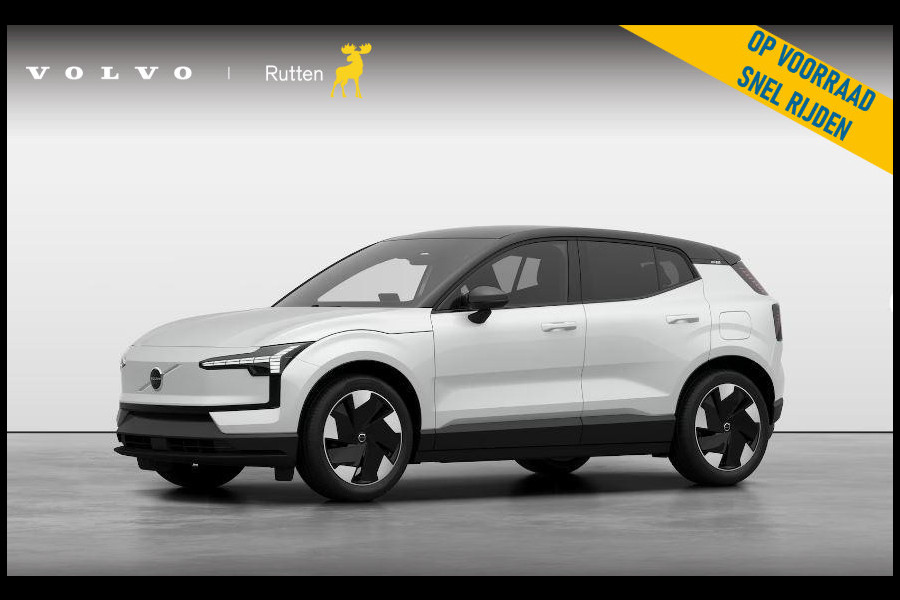 Volvo EX30 272PK Ext. Range Plus / NU VAN €46797 VOOR €39297 / Adaptieve Cruise Control/ Dodehoek Detectie / Parkeersensoren voor en achter / Achteruitrijcamera/ Warmtepomp / Google Services