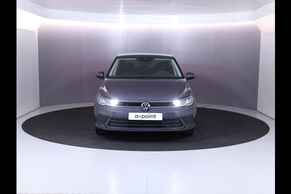 Volkswagen Polo 1.0 TSI Life 95 pk Automaat (DSG) | Private lease vanaf € 468,- pm | Navigatie via App | Autom. airco | Parkeersensoren (Park assist) | Adaptieve cruise control | Stoelverwarming | Volledig digitaal instrumentenpaneel |