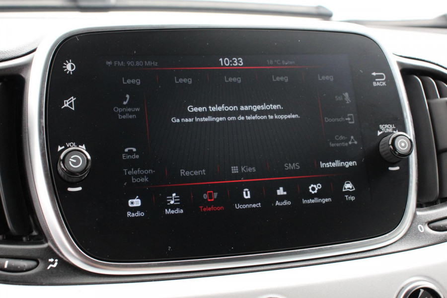 Fiat 500 1.0 Hybrid Sport Connect Navigatie Apple Carplay/Android Auto Airco Cruise Control DAB Lichtmetalen Velgen