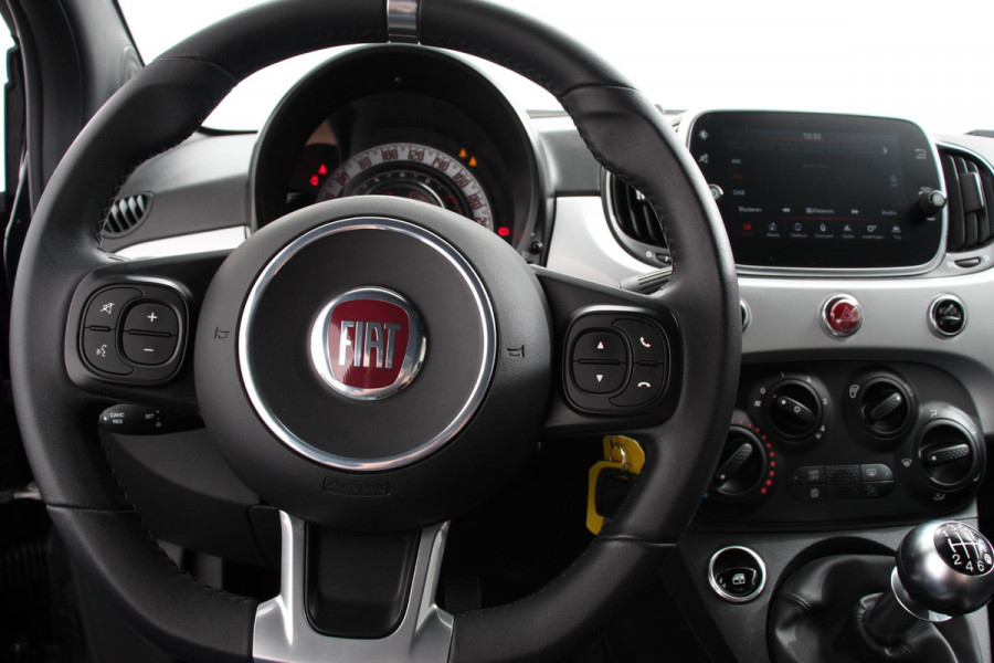 Fiat 500 1.0 Hybrid Sport Connect Navigatie Apple Carplay/Android Auto Airco Cruise Control DAB Lichtmetalen Velgen