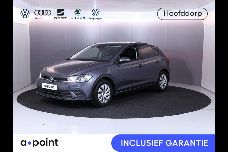 Volkswagen Polo 1.0 TSI Life 95 pk Automaat (DSG) | Private lease vanaf € 468,- pm | Navigatie via App | Autom. airco | Parkeersensoren (Park assist) | Adaptieve cruise control | Stoelverwarming | Volledig digitaal instrumentenpaneel |