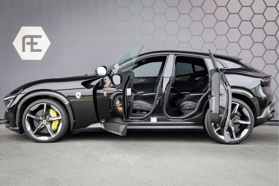 Ferrari Purosangue 6.5 V12 | NEW | NO REGISTRATION | VAT REF. | 135K OPTIONS | CARBON WHEELHOUSE, R+F DIFFUSERS, UNDERDOOR, MIRRORS, DOORPANELS, KI MASSAGE REAR SEATS | FULL LEATHER PACK | DIGITAL REAR VIEW CAMERA | PRIVACY GLASS | REAR SEATS COOLED/HEATED | BURMESTER HIGH END AUDIO | ACTIVE MATRIX LED HEADLIGHTS