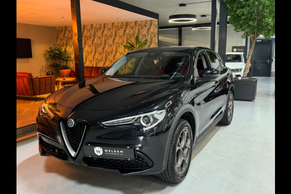 Alfa Romeo Stelvio 2.0 T AWD Super Q4 Garantie Camera PDC Leder Elek Achterklep DAB LED Cruise Clima Navi Rijklaar