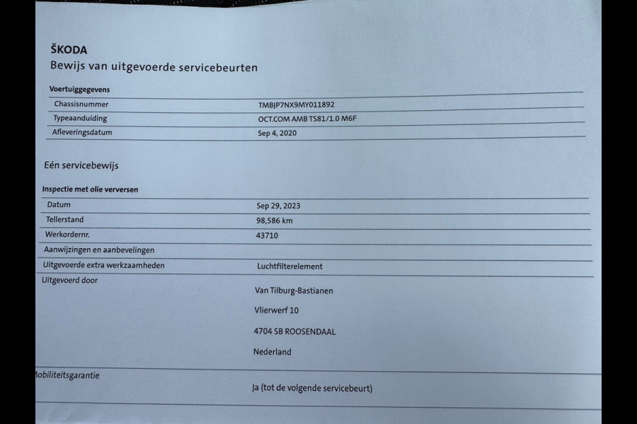 Škoda Octavia Combi * Trekhaak * Visueel Cockpit * AppleCarPlay * Pdc Voor + Achter *
