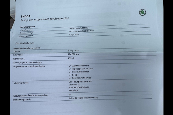 Škoda Octavia Combi * Trekhaak * Visueel Cockpit * AppleCarPlay * Pdc Voor + Achter *