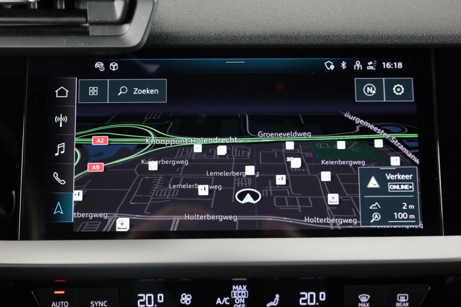 Audi A3 Sportback 30 TFSI Advanced edition 110 pk S-tronic | Verlengde garantie | Navigatie | Parkeersensoren achter | Cruise control | Stoelverwarming | Full-LED koplampen |