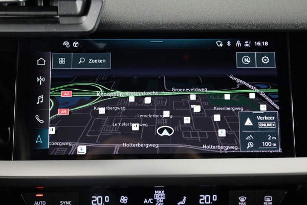Audi A3 Sportback 30 TFSI Advanced edition 110 pk S-tronic | Verlengde garantie | Navigatie | Parkeersensoren achter | Cruise control | Stoelverwarming | Full-LED koplampen |