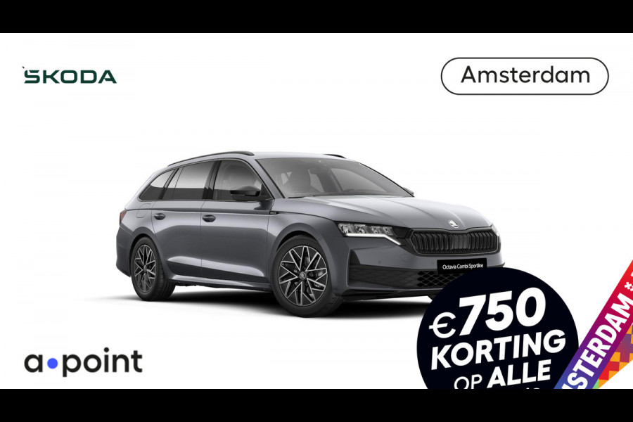 Škoda Octavia Combi Sportline Business m-HEV 1.5 TSI 150 pk 7 versn. DSG | Navigatie | Travel assist | Side assist