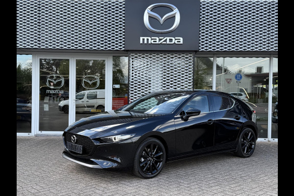 Mazda 3 2.0 e-SkyActiv-X M Hybrid 186 Takumi | ROOD LEDER | NIEUW TE REGISTREREN | PANO DAK |