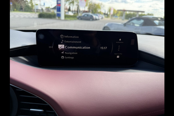 Mazda 3 2.0 e-SkyActiv-X M Hybrid 186 Takumi | ROOD LEDER | NIEUW TE REGISTREREN | PANO DAK |