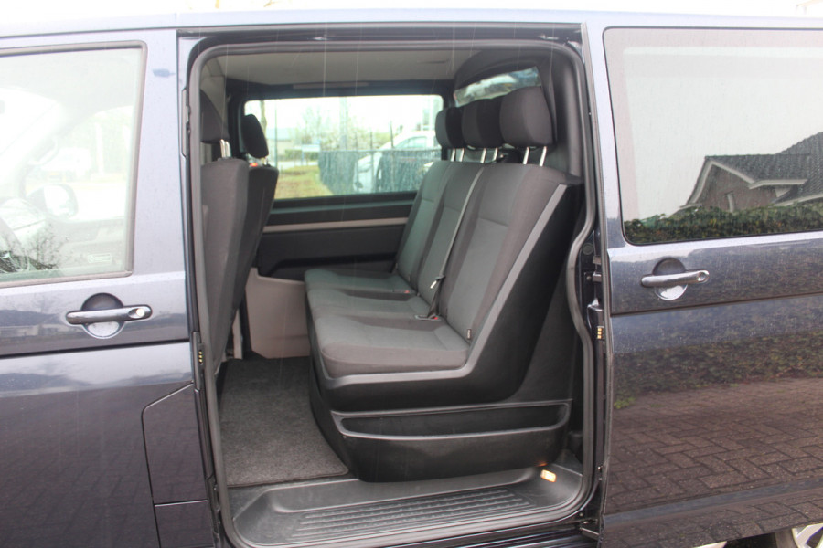 Volkswagen Transporter T6 2.0 TDI 150KW Euro6 DSG7-automaat L2 DC Highline ✓ 2x schuifdeur ✓ dubbele cabine