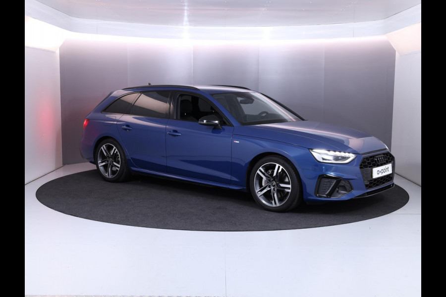 Audi A4 Avant 40 TFSI S edition Competition 204 pk S-tronic | Verlengde garantie | Navigatie | Elektr. trekhaak | Parkeersensoren | Cruise control | Stoelverwarming | LED koplampen |
