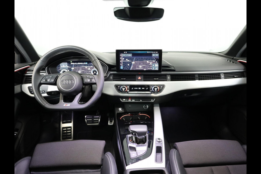 Audi A4 Avant 40 TFSI S edition Competition 204 pk S-tronic | Verlengde garantie | Navigatie | Elektr. trekhaak | Parkeersensoren | Cruise control | Stoelverwarming | LED koplampen |