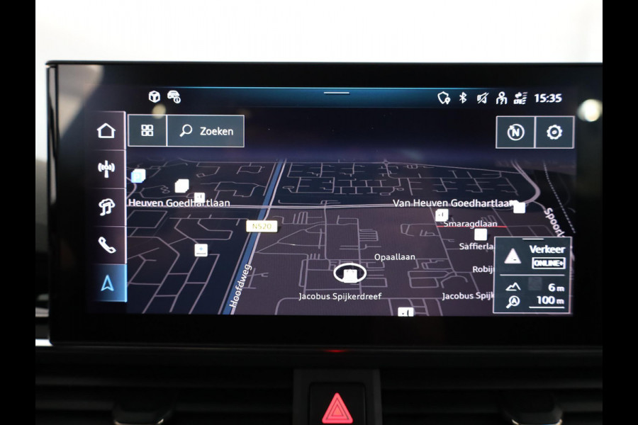 Audi A4 Avant 40 TFSI S edition Competition 204 pk S-tronic | Verlengde garantie | Navigatie | Elektr. trekhaak | Parkeersensoren | Cruise control | Stoelverwarming | LED koplampen |