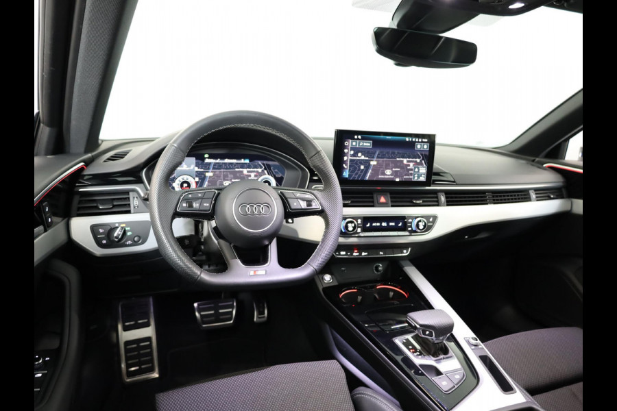 Audi A4 Avant 40 TFSI S edition Competition 204 pk S-tronic | Verlengde garantie | Navigatie | Elektr. trekhaak | Parkeersensoren | Cruise control | Stoelverwarming | LED koplampen |