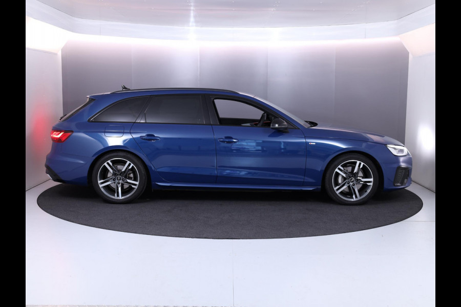 Audi A4 Avant 40 TFSI S edition Competition 204 pk S-tronic | Verlengde garantie | Navigatie | Elektr. trekhaak | Parkeersensoren | Cruise control | Stoelverwarming | LED koplampen |