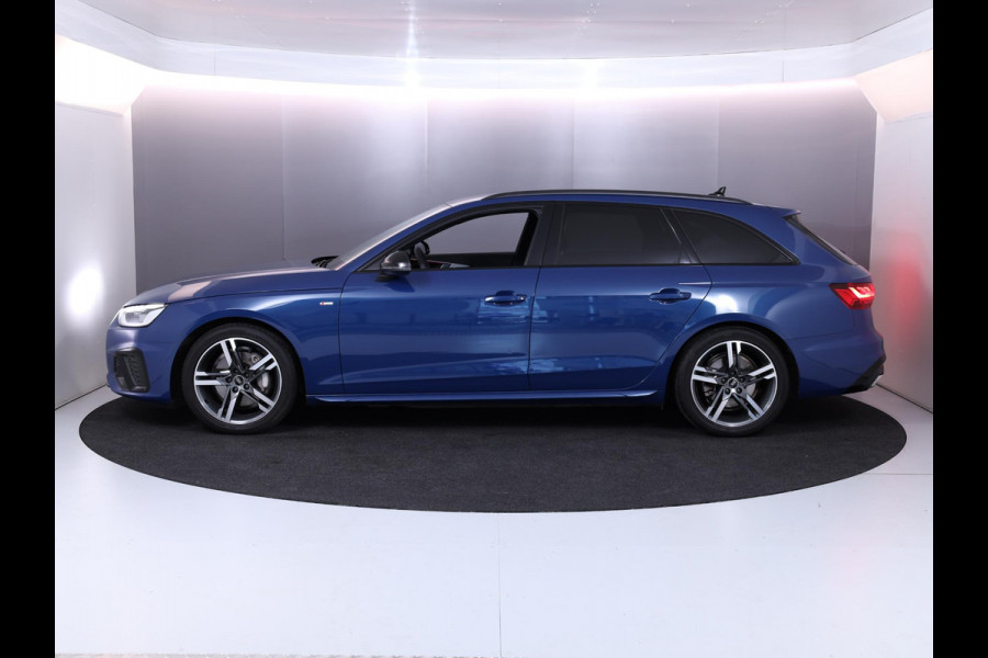 Audi A4 Avant 40 TFSI S edition Competition 204 pk S-tronic | Verlengde garantie | Navigatie | Elektr. trekhaak | Parkeersensoren | Cruise control | Stoelverwarming | LED koplampen |