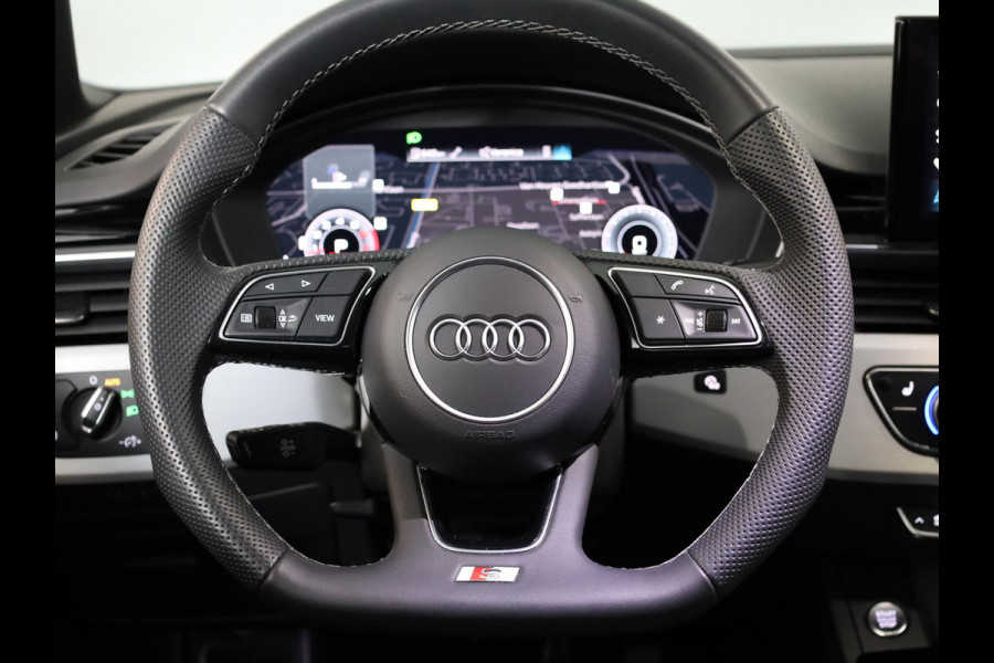 Audi A4 Avant 40 TFSI S edition Competition 204 pk S-tronic | Verlengde garantie | Navigatie | Elektr. trekhaak | Parkeersensoren | Cruise control | Stoelverwarming | LED koplampen |