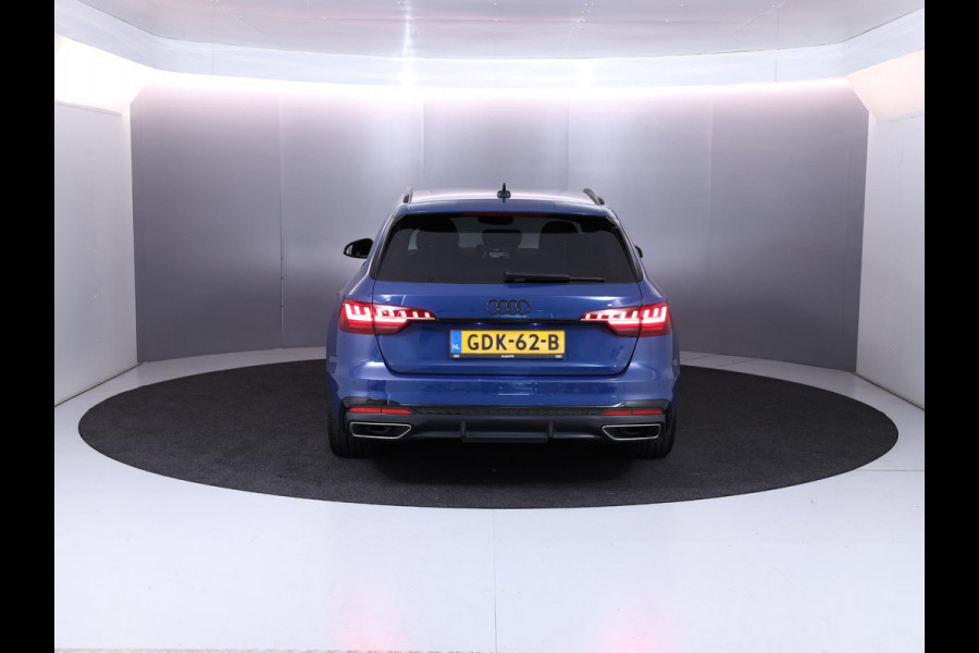 Audi A4 Avant 40 TFSI S edition Competition 204 pk S-tronic | Verlengde garantie | Navigatie | Elektr. trekhaak | Parkeersensoren | Cruise control | Stoelverwarming | LED koplampen |