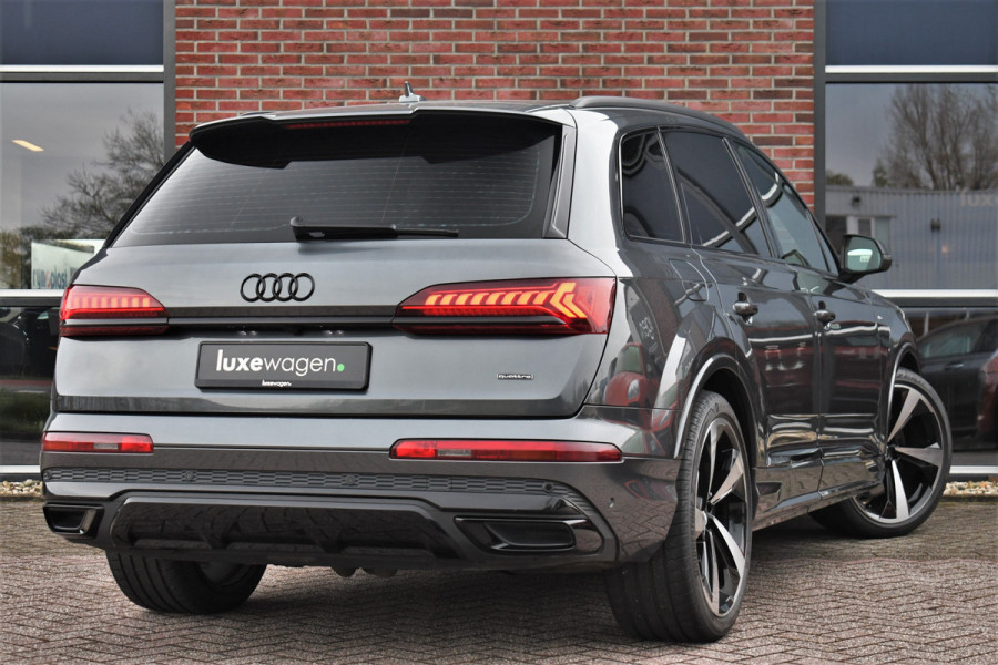 Audi Q7 55 TFSI e quattro S-Line int+ext Pano 22inch Optic-Black Luchtvering